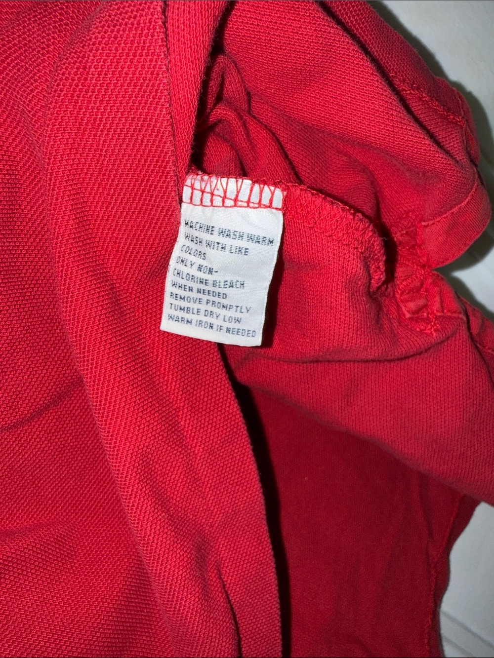 Polo Ralph Lauren Big Pony US Flag 67 Zip Snap Polo Shirt Red Size Large - Picture 3 of 9